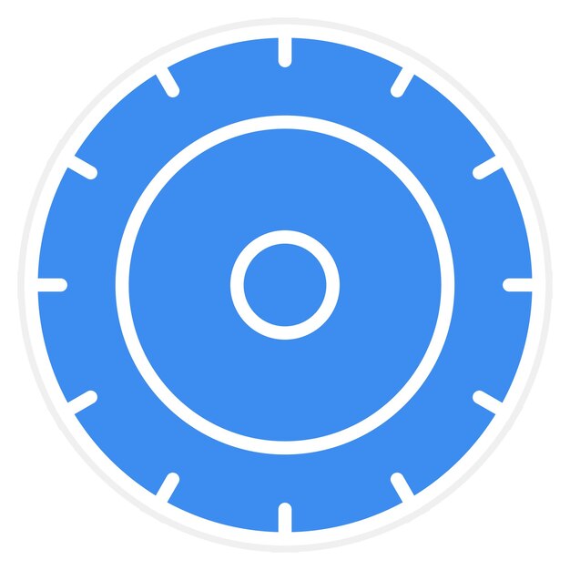 Diseño vectorial Estilo de icono de orientación granular