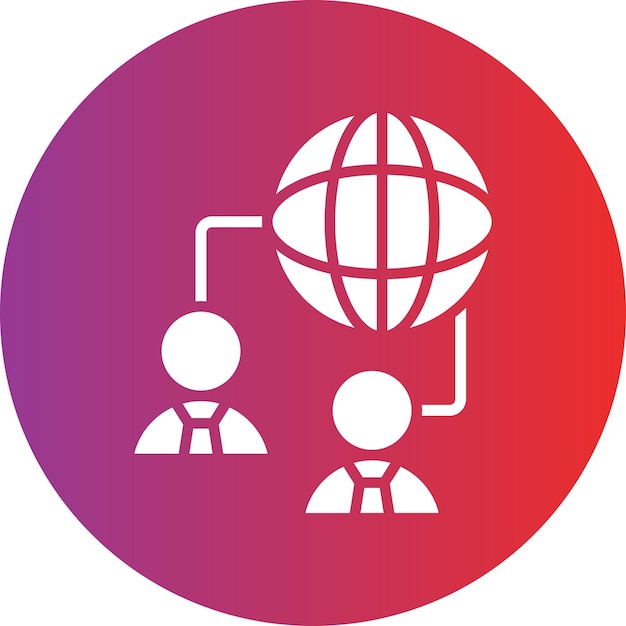 Diseño vectorial de estilo de icono de origen