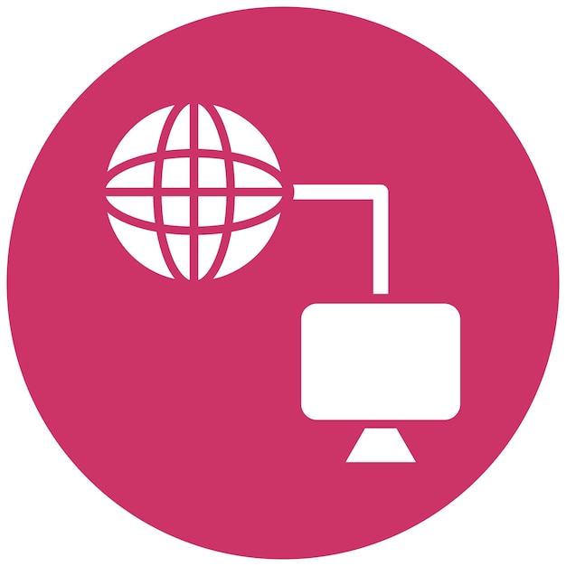 Diseño vectorial de estilo de icono de origen