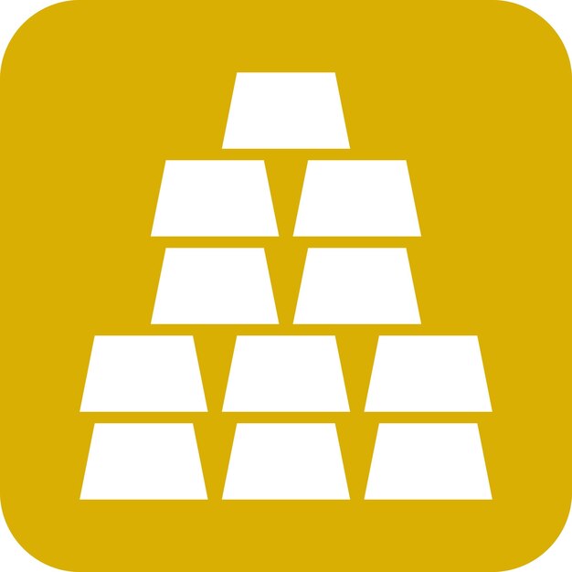 Diseño vectorial Estilo de icono de oro