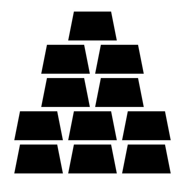 Diseño vectorial Estilo de icono de oro
