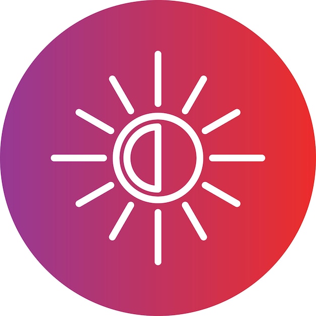 Diseño vectorial Estilo de icono oscuro