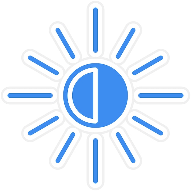 Diseño vectorial Estilo de icono oscuro