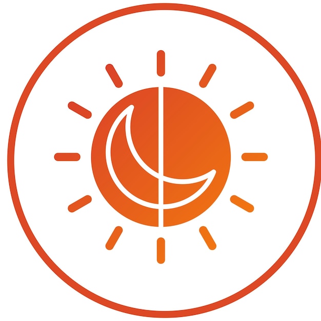 Diseño vectorial Estilo de icono oscuro