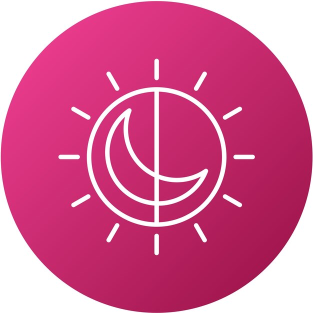 Diseño vectorial Estilo de icono oscuro