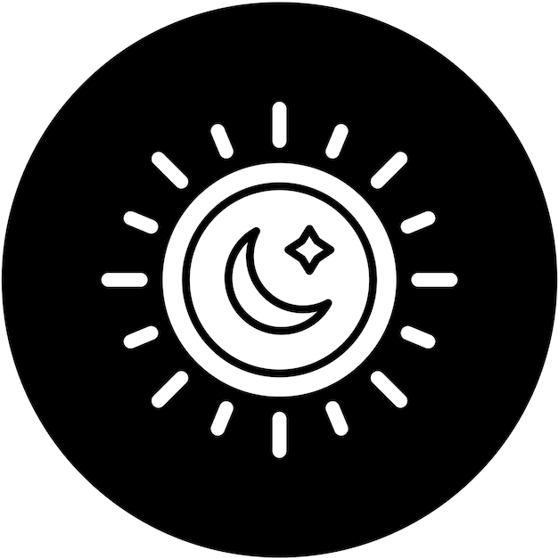 Diseño vectorial Estilo de icono oscuro