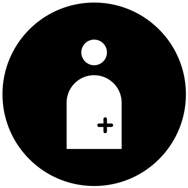 Diseño vectorial Estilo del icono de la ostomía