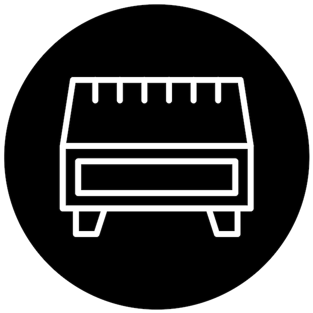 Diseño vectorial estilo icono otomano