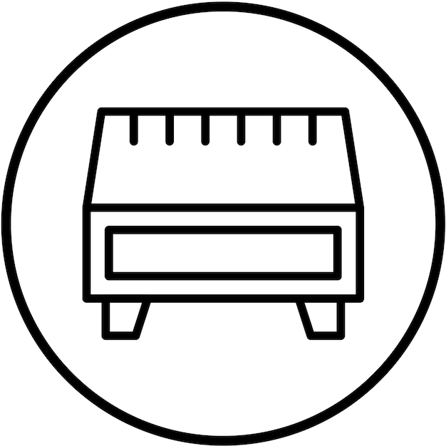 Diseño vectorial estilo icono otomano