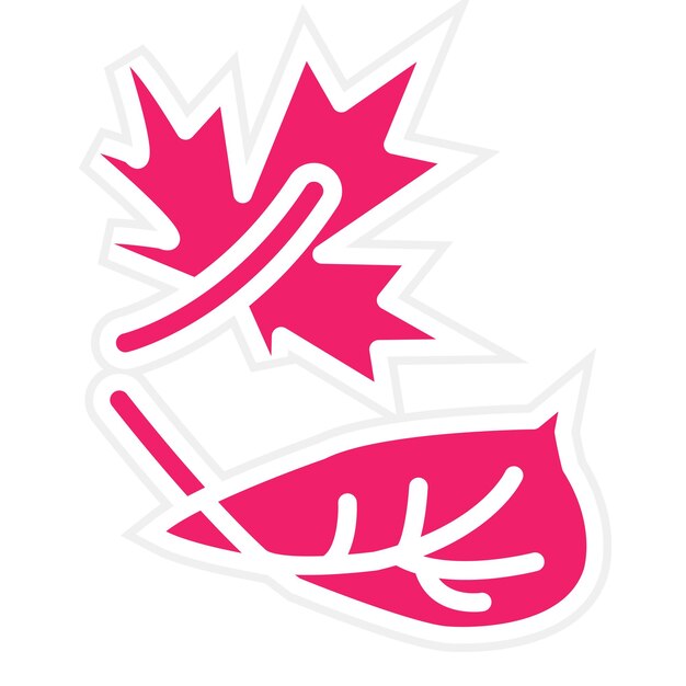 Diseño vectorial Estilo de icono de otoño