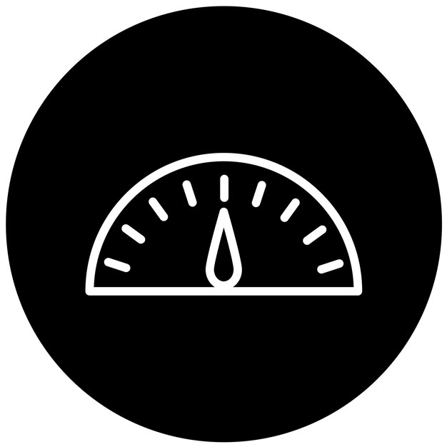 Diseño vectorial Estilo del icono de overclocking