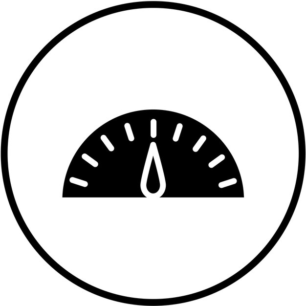 Diseño vectorial Estilo del icono de overclocking
