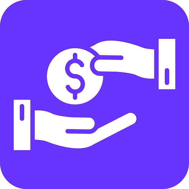 Diseño vectorial Estilo de icono pagable