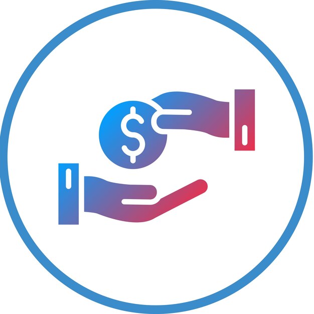 Diseño vectorial Estilo de icono pagable