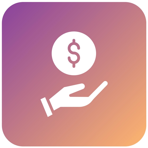 Diseño vectorial Estilo de icono pagable