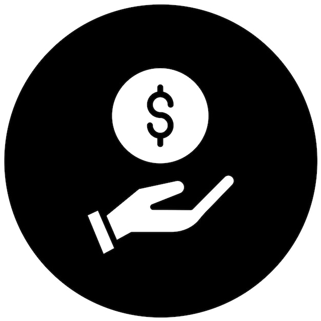 Diseño vectorial Estilo de icono pagable