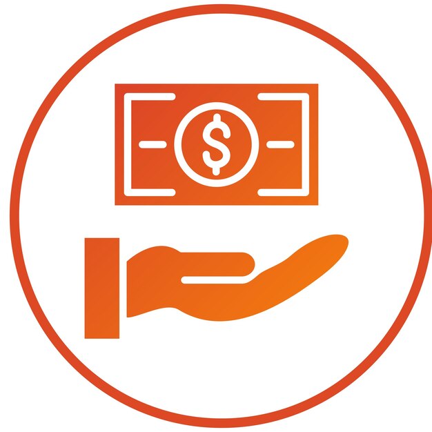 Diseño vectorial Estilo de icono pagable