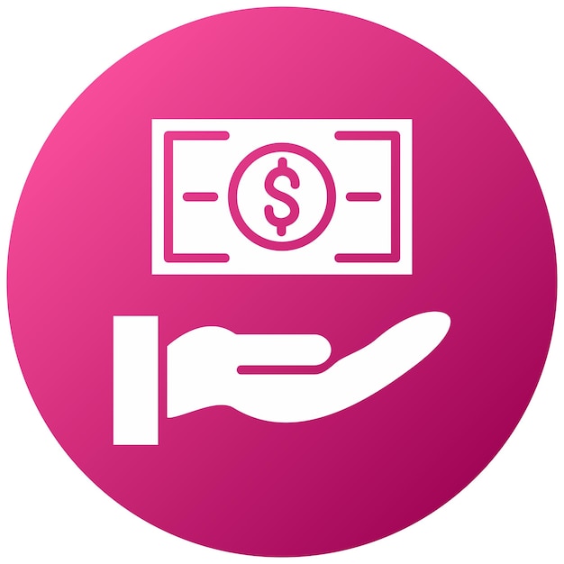 Diseño vectorial Estilo de icono pagable