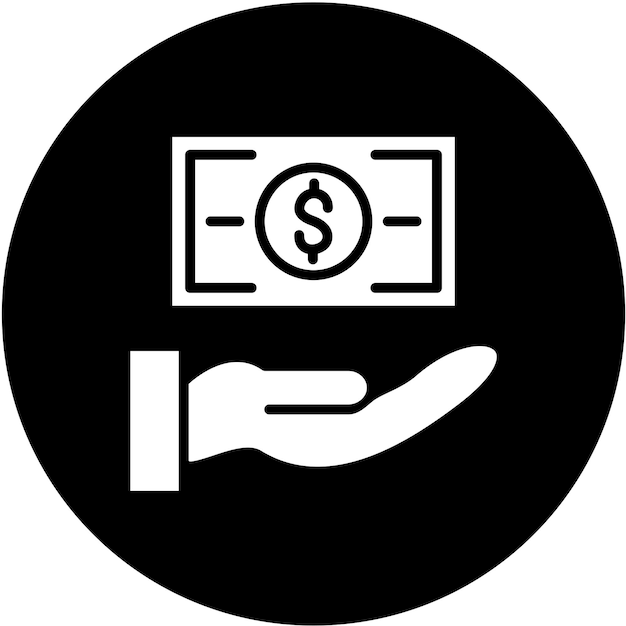 Diseño vectorial Estilo de icono pagable
