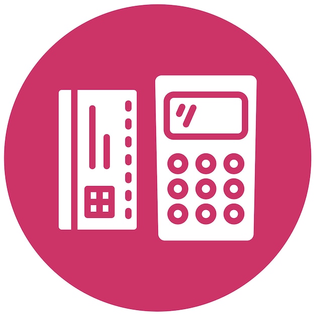 Diseño vectorial Estilo del icono de pago electrónico