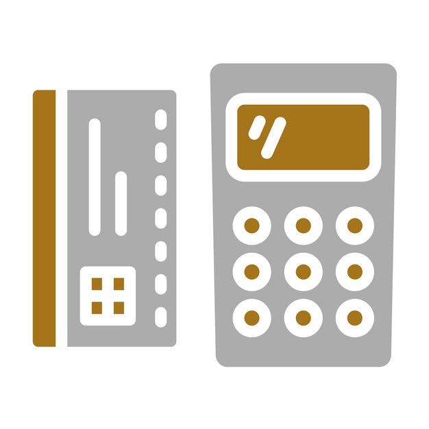 Diseño vectorial Estilo del icono de pago electrónico