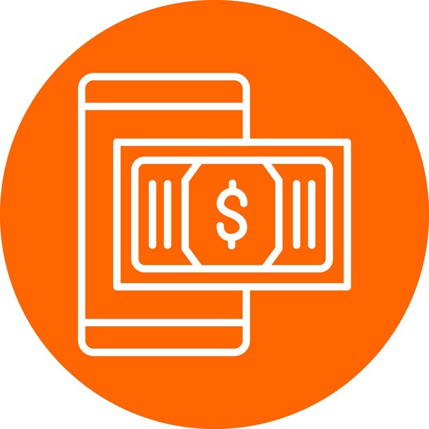 Diseño vectorial Estilo del icono de pago