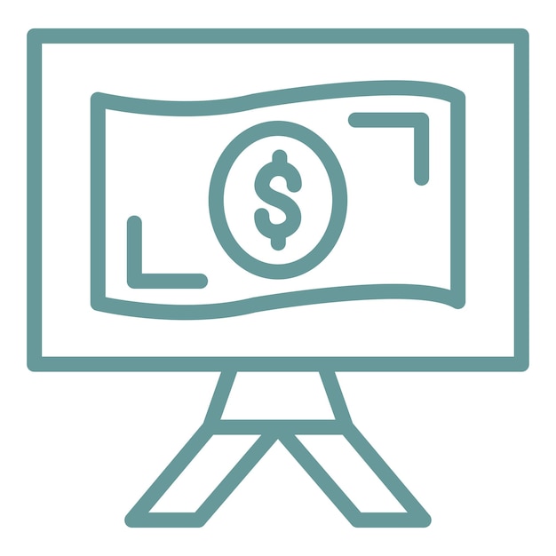 Diseño vectorial Estilo del icono de pago