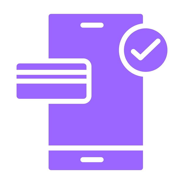 Diseño vectorial del estilo del icono de pago