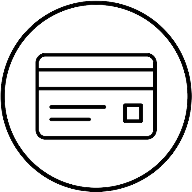 Diseño vectorial Estilo del icono de pago