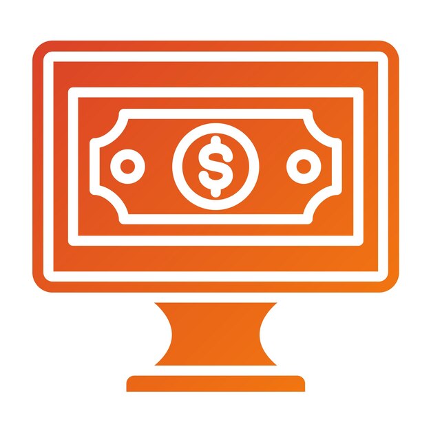 Diseño vectorial Estilo del icono de pago