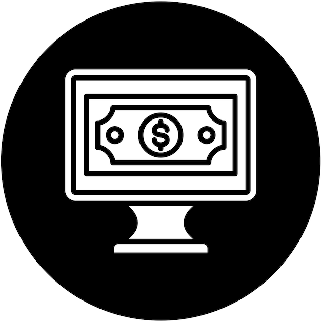 Diseño vectorial Estilo del icono de pago