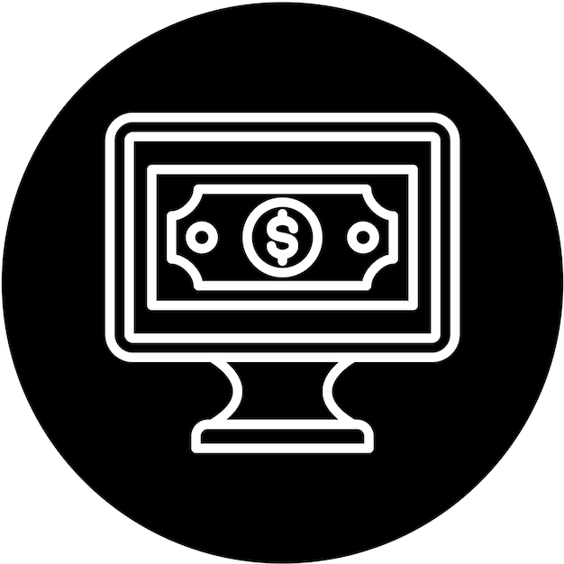 Diseño vectorial Estilo del icono de pago