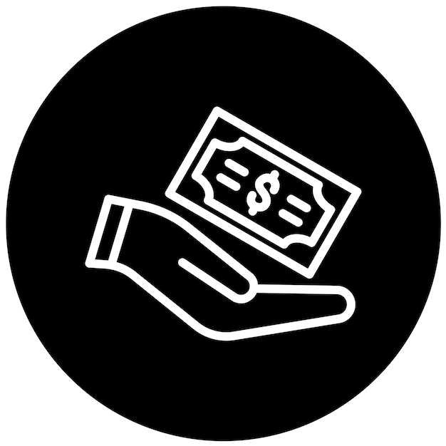 Diseño vectorial Estilo del icono de pagos