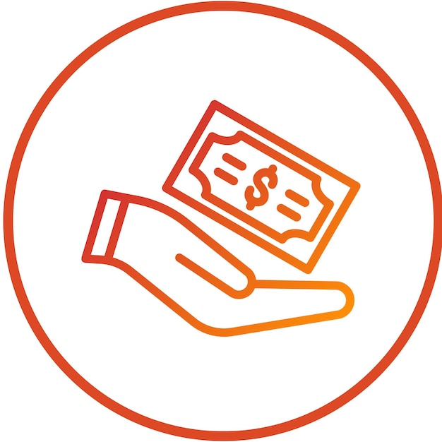 Diseño vectorial Estilo del icono de pagos