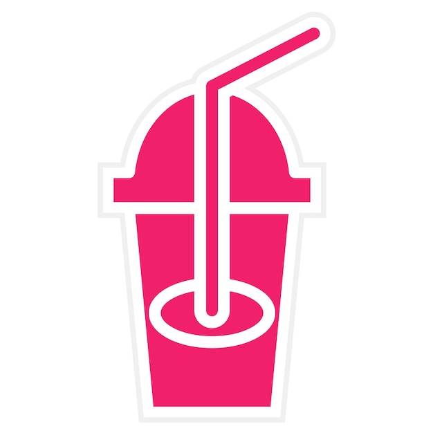 Diseño vectorial Estilo de icono de paja