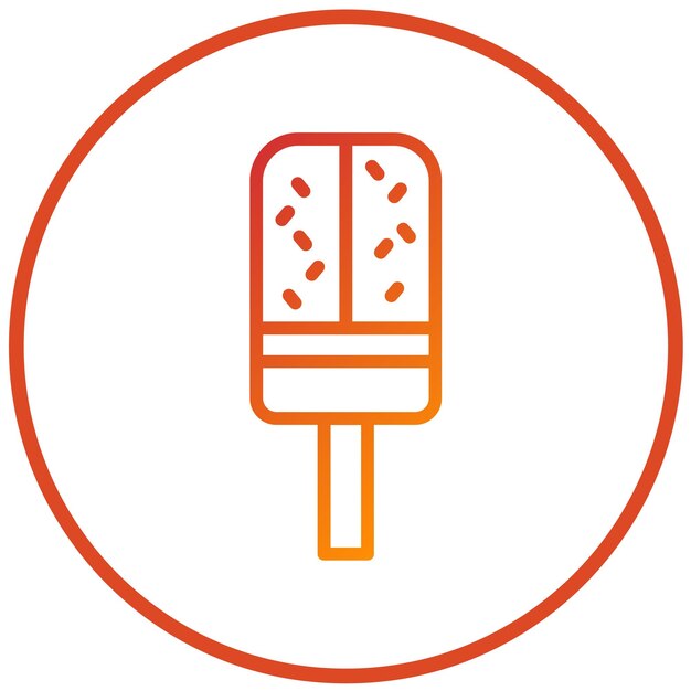 Diseño vectorial del estilo del icono de la palomita