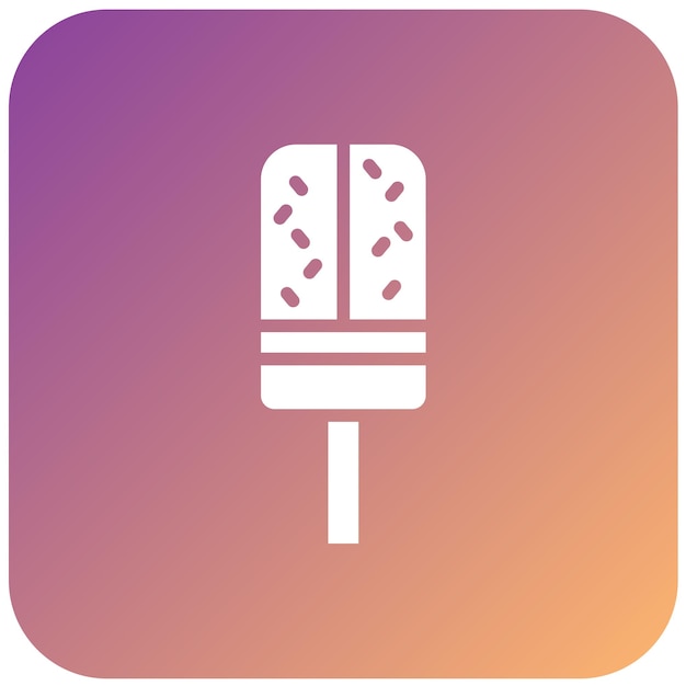 Diseño vectorial del estilo del icono de la palomita