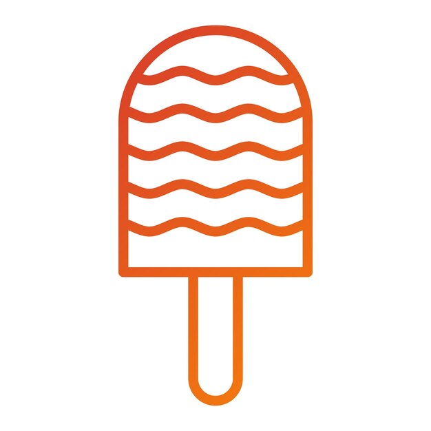 Diseño vectorial del estilo del icono de la palomita