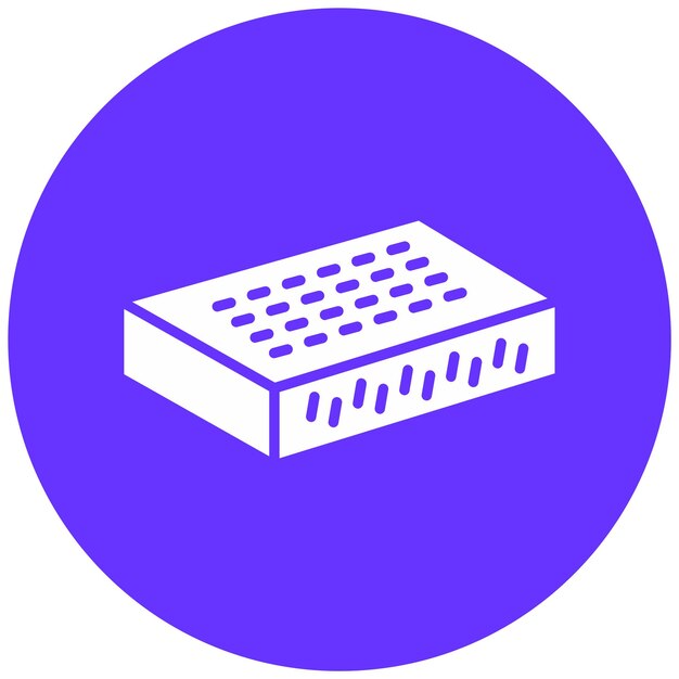 Diseño vectorial de estilo de icono de pan de maíz
