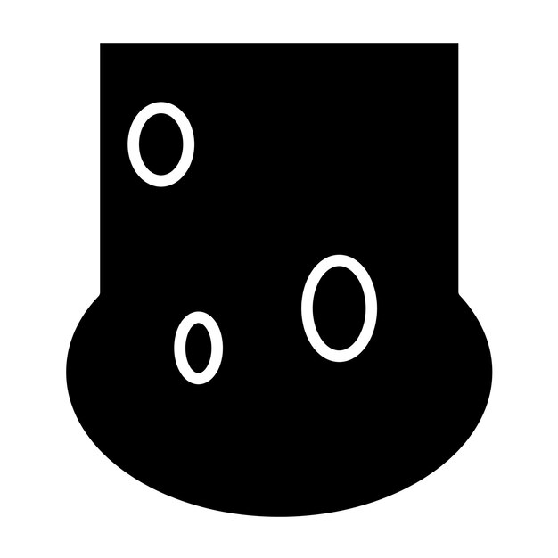 Diseño vectorial del estilo del icono del pan