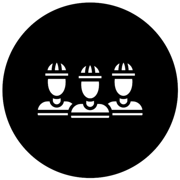 Diseño vectorial Estilo del icono de la pandilla