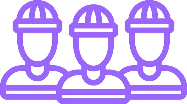 Diseño vectorial Estilo del icono de la pandilla