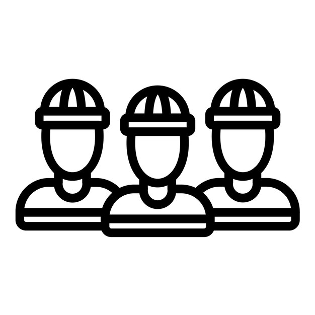 Diseño vectorial Estilo del icono de la pandilla