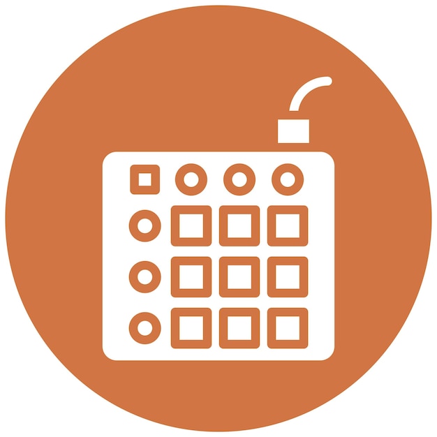 Diseño vectorial Estilo del icono del panel de lanzamiento