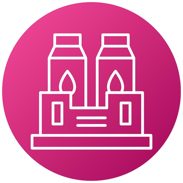 Diseño vectorial Estilo del icono de la pantalla del caso de corte