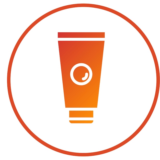 Diseño vectorial Estilo del icono de la pantalla solar