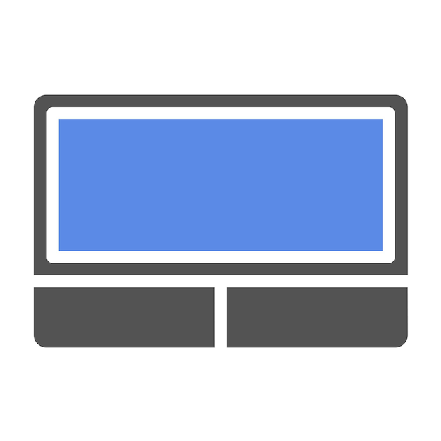 Diseño vectorial Estilo del icono de la pantalla táctil