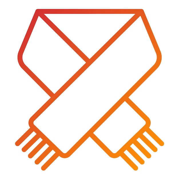 Diseño vectorial Estilo del icono del pañuelo