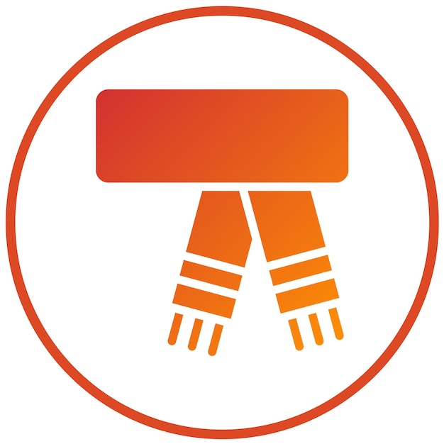 Diseño vectorial Estilo del icono del pañuelo