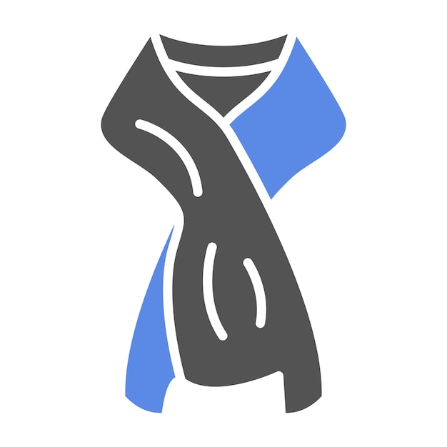 Diseño vectorial Estilo del icono del pañuelo